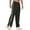 Black, variant on FEOYA Mens Tear Away Pants Zipper Basketball Sports Joggers Train Trousers Cotton Straight Leg Sweatpants Elastic Waist with 2 Pockets for Gym Running Athletic Workout