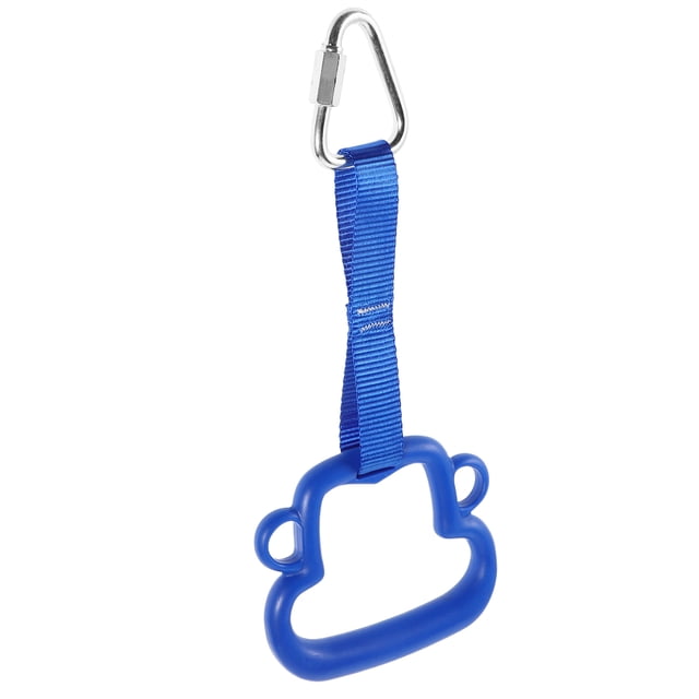 OULII Pull Up Rings With Strap Gymnastics Ring Blue 1Set For Strength Training Activities