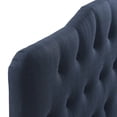 thumbnail image 5 of Modway Annabel Queen Upholstered Polyester Fabric Headboard in Navy, 5 of 9