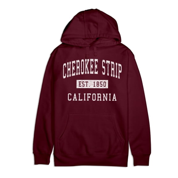 Cherokee Strip California Classic Established Premium Cotton Hoodie