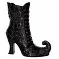 thumbnail image 3 of AZXY Halloween Decorations Witch Boot Shaped Resin Flower Vase, Cobweb Pattern Tall Floral Container for Artificial Rose Arrangement Table Entryway Indoor Halloween Party Tabletop Centerpiece Decor, 3 of 6