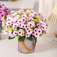 thumbnail image 4 of SHEIGUANNI Artificial Daisy Flowers Fake Bouquet for Office Family Party Home Wedding Decorations,Bulk Exquisite High-end Simulated Flowers Faux Floral Daisy Bouquet Pack for Decor-Pink, 4 of 5