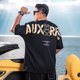 thumbnail image 3 of Camisetas para hombre, camisetas holgadas, de gran tamaño, con estampado, camisetas para hombre, cuello redondo, ropa barata con alfabeto y de alta calidad, talla normal 5xl Y2k, 3 of 5