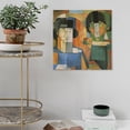 thumbnail image 5 of Diego Rivera《Two Gentlemen from Japan》Wall Art Prints Poster Wall Art Poster Scroll Canvas Painting Picture Living Room Decor Home 28x28inch(70x70cm), 5 of 5