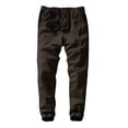 thumbnail image 2 of Pantalones deportivos Match 40 para hombre, cintura elástica, color marrón, 2 of 5
