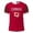 Red1, variant on Women'S Athletic Shirts & Tees Graphic Print Contrast Soft Comfort Short Sleeve Petite Tops for Women,Red1,XS