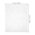 thumbnail image 2 of LEEYNEER 10pcs Clear Plastic Card Sleeves for Binders Refill Inner Pages Trading Card and Photo Protectors for Sports Cards, 2 of 8