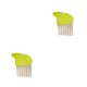 thumbnail image 1 of Kearding Cortador de patatas fritas, patatas fritas vegetales, pelador, rebanador de frutas con bordes ondulados, herramienta de cocina verde 2Conjunto, 1 of 6