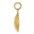 thumbnail image 2 of 14k Yellow Gold Football Charm Pendant, 2 of 4