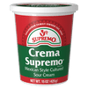 V&V Supremo Crema Supremo Mexican Style Cultured Sour Cream, 15 oz