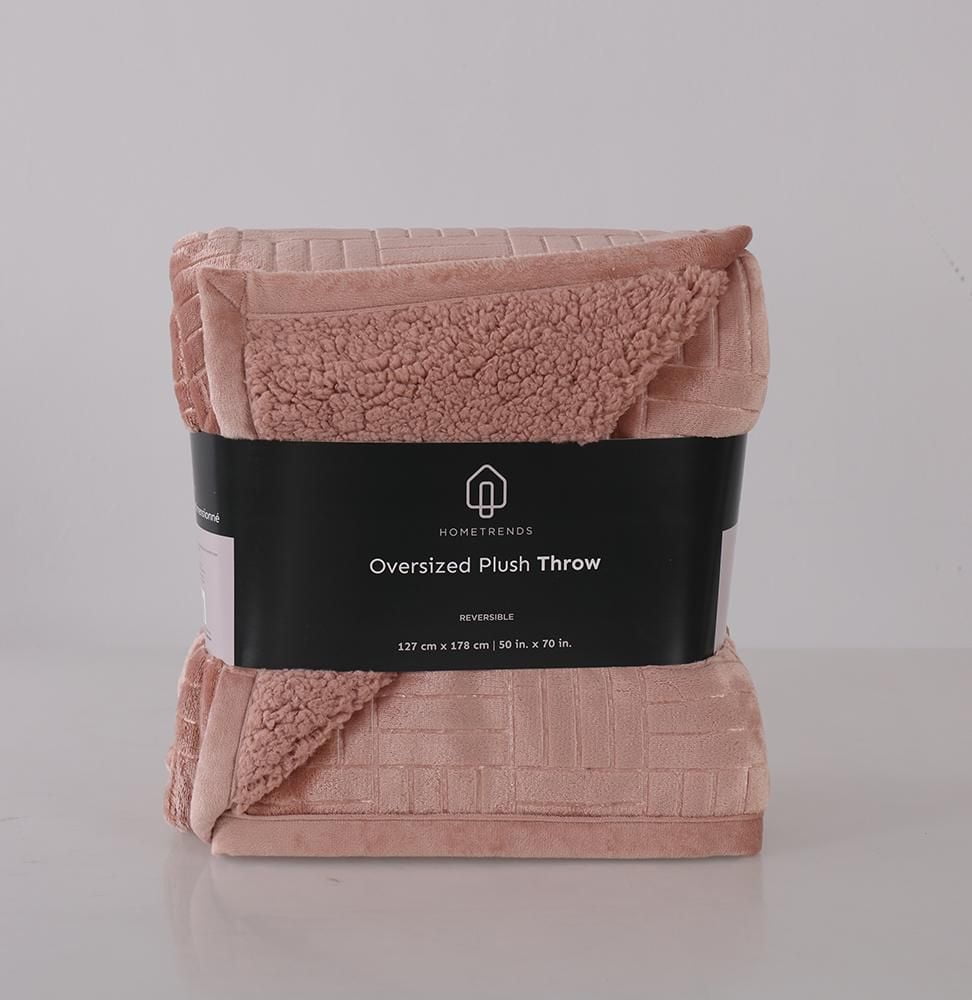 JETÉ EN PELUCHE SURDIMENSIONNÉ Taille 127cm x 178cm