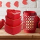 thumbnail image 3 of KAKOWELY 1 juego de cajas con forma de corazón para San Valentín, cajas de cartón para galletas, flores, envoltorios para bodas, cumpleaños, regalos, embalaje rojo, 3 of 5