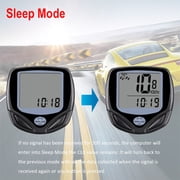 Bicycle Speedometer and Odometer Wireless Waterproof Cycle Bike Computer with LCD Display & Multi-Functions