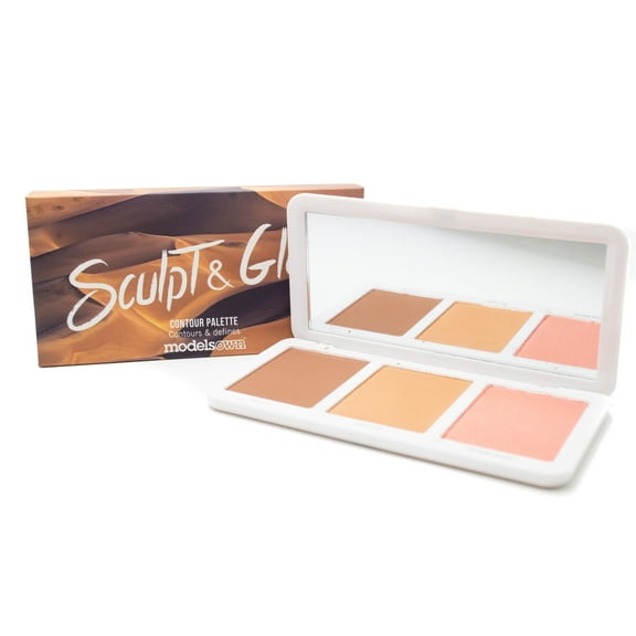 Models Own Sculpt & Glow Contour Palette, 04 Tan to Deep .53oz