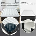 18 Inch High Air Mattress Queen with Built in Pump, Elevated Quick