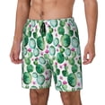 thumbnail image 1 of Fotbe Cactus Plants Traje de Baño para Hombre – Shorts de Natación de Secado Rápido con Forro y Bolsillos-XX-Large, 1 of 6