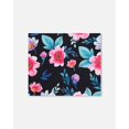 thumbnail image 2 of Stretch Jersey Neck Tube Black Printed Flowers, 2 of 3
