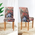 thumbnail image 3 of Yayeee 2 Pack Dining Chair Covers Stretch Parson Chairs Slipcovers Seat Protector, Red Vibrant Flowers, 3 of 6