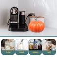 thumbnail image 4 of Tarro de azúcar de cerámica, tarro con forma de calabaza, tarro para guardar frijoles, bote para dulces, azucarero de cerámica, 4 of 8