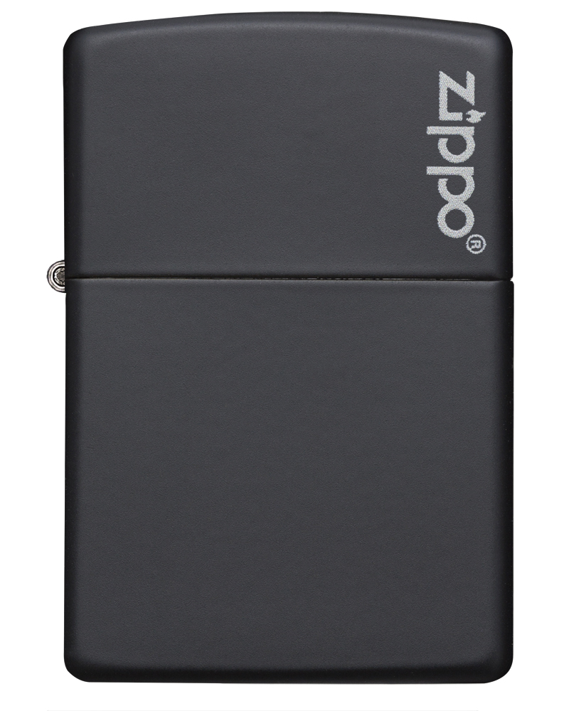 Zippo Logo Black Matte Windproof Pocket Lighter - image 3 of 7