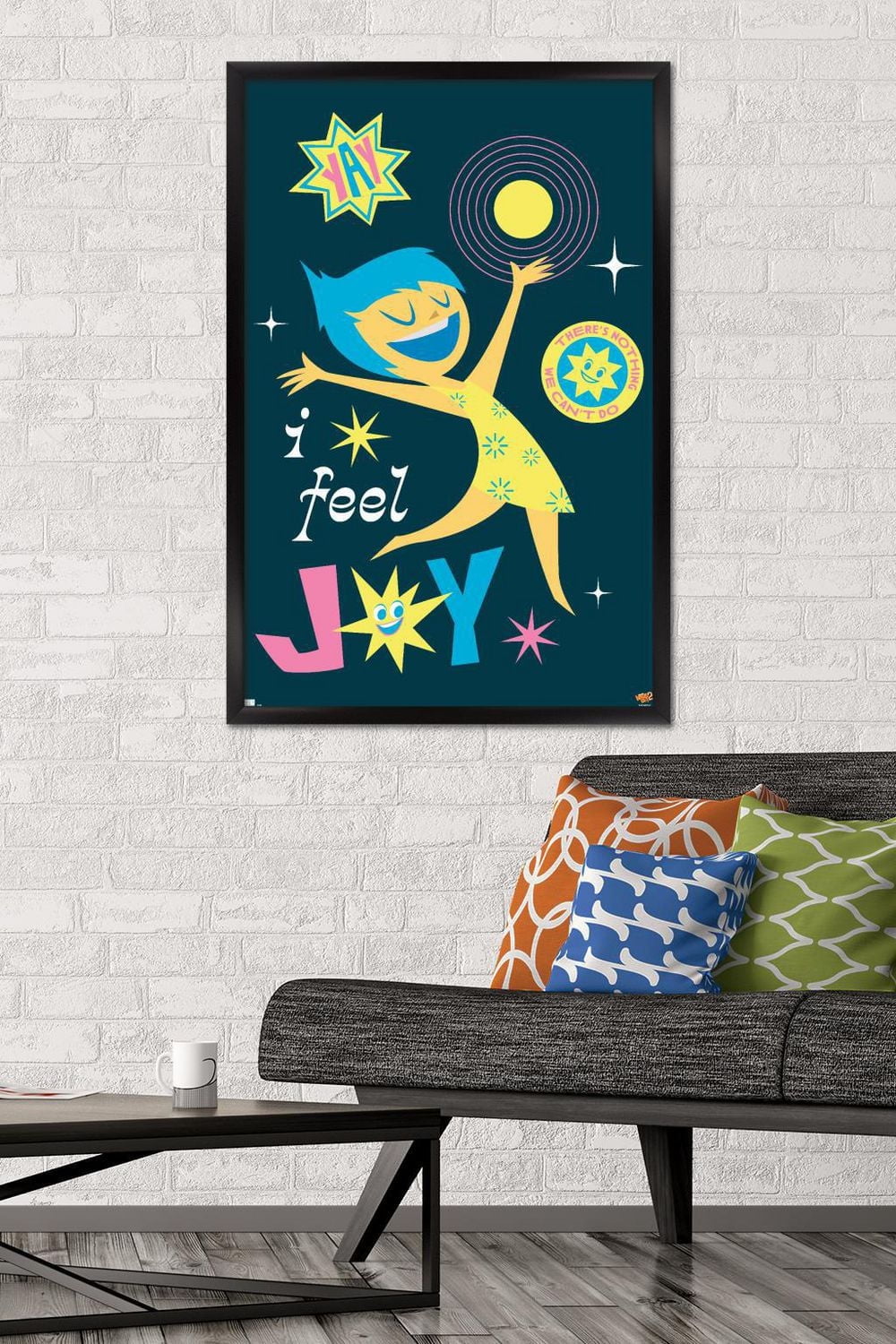 Disney Inside Out 2 - I Feel Joy Wall Poster, 14.725" x 22.375"