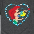thumbnail image 3 of Disney Princess - Ariel - Heart - Valentine's Day - Youth Short Sleeve Graphic T-Shirt, 3 of 4