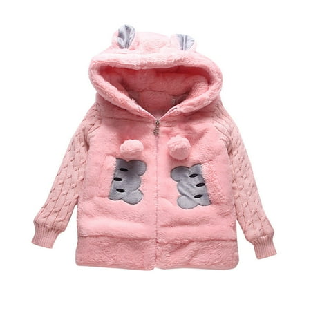 

GEZHEN Winter and Fall Little/big Kids Boys and Girls Solid Color Zipper Long Sleeve Short Collar Warm Coat Daily Outfits Girls Basic Jacket Casual Style Rain Jacket Fashion