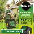 thumbnail image 6 of Miracle-Gro 27.7 Gal. Single Chamber Tumbling Composter, 6 of 7