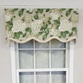 thumbnail image 2 of RLF Home Luxurious Modern Design Classic Summer Wind Provance Style Window Valance 50" x 16" Taupe, 2 of 4