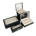 thumbnail image 3 of Opolski 6/10/12/20 Slots Faux Leather Wrist Watch Storage Box Display Case Organizer, 3 of 8