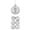 Silver, variant on Mecorevxz 2.36" Shatterproof Silver Christmas Balls - 6 Pcs Glitter Ornaments for Xmas Tree,Wedding & Party Decoration