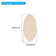 thumbnail image 2 of Wood Pieces PATIKIL, 40 x 20 mm, 100 unidades, con recortes ovalados, 2 of 6