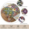thumbnail image 3 of Rectangle Table Cloth, Boho Rectangle Tablecloth, Stain Resistance Water Repellent and Wrinkle-Free, Table Cover Decor for Home Kitchen Dining Party Patio Indoor and Outdoor Use, 60'''' x 120'''', 3 of 6