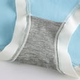 thumbnail image 5 of Elainilye Fashion Cotton Womens Underwear Oversized Comfortable Cotton Underwear Briefs Panties Underpants,Blue, 5 of 9