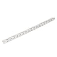 thumbnail image 3 of Pulsera magnética multipunto hexagonal ajustable desmontable para hombre, plateada, 3 of 9