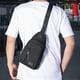thumbnail image 5 of Mochila cruzada para hombre y mujer: bolso de pecho multiusos para senderismo con correa ajustable, mochila ligera e informal para viajes, actividades al aire libre, trabajo y uso diario., 5 of 6