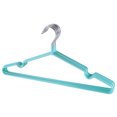 thumbnail image 1 of Juego de 10 Ganchos para Ropa de Acero Inoxidable Antideslizantes, Diseño sin Marcas y Recubrimiento de PVC, Color Verde Nórdico, Ideal para Organizar y Secar Prendas., 1 of 6