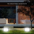 thumbnail image 4 of Lámpara de césped con energía Solar para exteriores, 40LED, luz para camino de jardín, accesorios de iluminación, color blanco, 4 of 8
