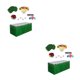 thumbnail image 3 of Toystoory Decoración de fiesta hawaiana Luau de de paja flores paraguas de colores fruta piñas tema suministros tipo tipo 4 2Conjunto, 3 of 6