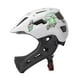 thumbnail image 3 of Casco de bicicleta para niños Casco de bicicleta con luz trasera Equipo de ciclismo Cómodo Cara completa Rana y blanco, 3 of 9