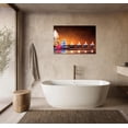 thumbnail image 6 of Zen Stone Canvas Wall Art - Just Breathe Yoga Quotes, White Lotus Flower Spiritual Artwork Framed Modern Decor for Bathroom Spa Living Room Bedroom, 6 of 7