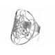 thumbnail image 3 of Collar Metatrón Geometría Sagrada + Anillo Y Pulsera Set 3pz Xtellar plateado, 3 of 4