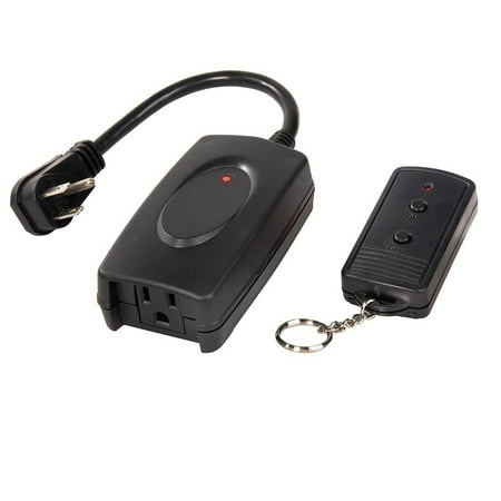Lh Remote Switch - Westek RFK306 Outdoor Remote Control Outlet Switch Kit with Wireless Receiver