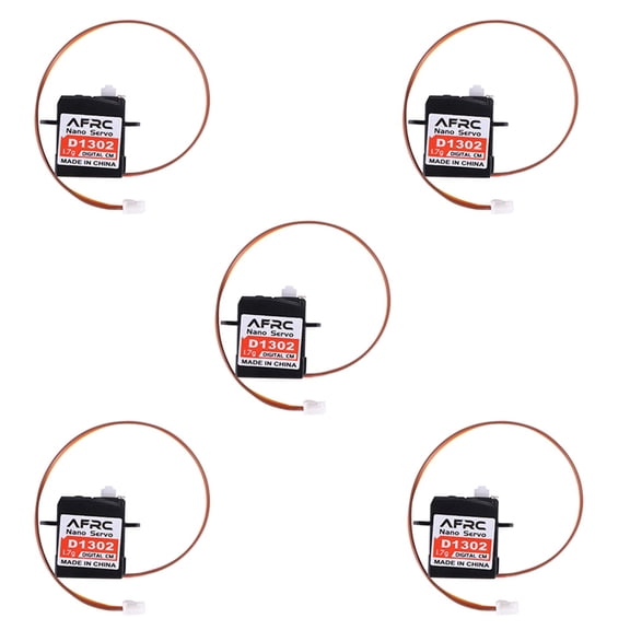 5X -D1302 Mini 1.7G Large Torque Mini Digital Servo JST Connector for RC Model Drone Airplane Helicopter