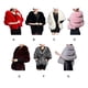 thumbnail image 2 of Minnieouse Chal de piel sintética para mujer, elegante y lujoso complemento para trajes de invierno, bufanda de piel sintética para mujer Abrigos y chamarras Vino rojo, 2 of 6