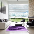 thumbnail image 7 of Ahgly Company Machine Washable Indoor Rectangle Transitional Purple Area Rugs, 7' x 10', 7 of 7