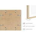 thumbnail image 3 of Haus and Hues Solid Oak Wood 16”x16” Picture Frames Matted to 12”x12” Set of 3 - Beige Square Frames 16x16, 16 x 16 Print Frames, Natural Wooden 16x16 Picture Frames Square (Beige Oak Frames), 3 of 5