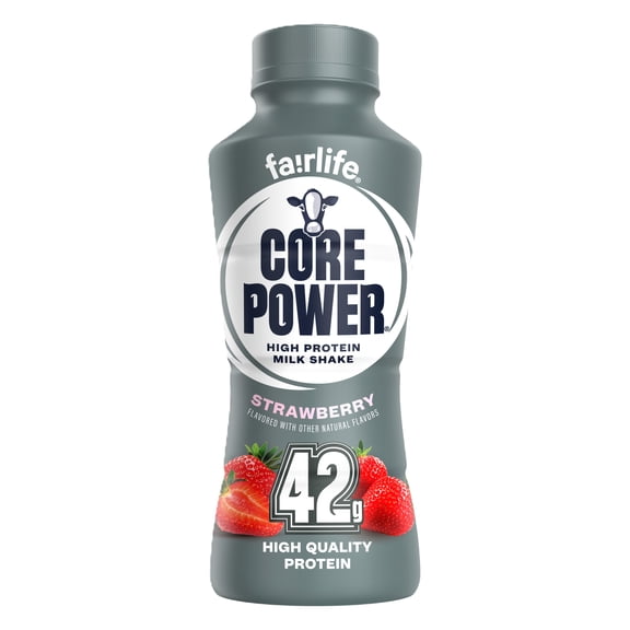 Core Power Elite High Protein Strawberry Protein Shake, Single Serve, 14 fl oz, Bottle