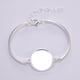 thumbnail image 5 of sweethay en blanco, brazalete de moda, Base de joyería , bricolaje, decoración, adorno, búsqueda de artesanía para mujeres y niñas Ropa, zapatos y accesorios Miscelánea Plata, 5 of 6