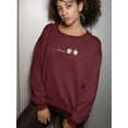 thumbnail image 2 of Daisy Bicycle Adventure Sweatshirt Women -Image by Shutterstock, Female Large, 2 of 4